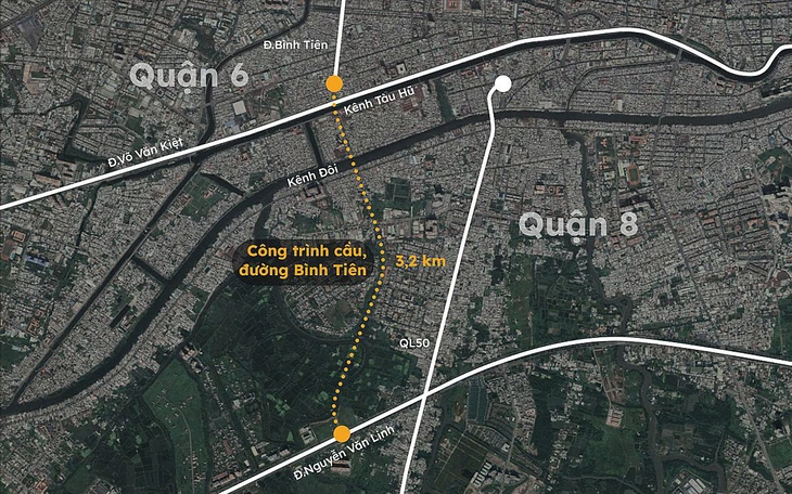 Chủ tịch UBND TP.HCM chỉ đạo đẩy nhanh tiến độ xây dựng tuyến tốc độ nhanh cầu đường Bình Tiên  - Ảnh 2.