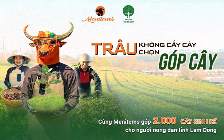 Menitems trao cây giống góp phần hỗ trợ sinh kế cho người dân Lâm Đồng- Ảnh 1. Menitems thực hiện chiến dịch CSR giúp đỡ người nông dân tỉnh Lâm Đồng thông qua dự án "Trâu không cấy cày - Trâu chọn góp cây"