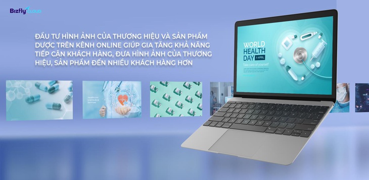 Nhiều doanh nghiệp trong lĩnh vực dược phẩm đẩy mạnh hoạt động thương hiệu trên kênh online