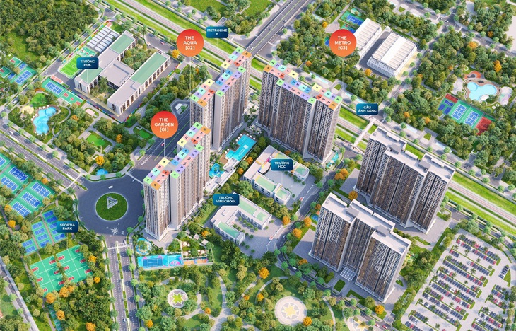 Nhiều khách hàng, gia đình trẻ lựa chọn The Sola Park để thuận tiện cho việc học tập của con cái