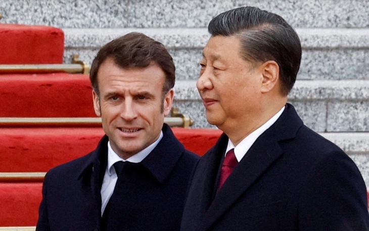 Ông Macron sẵn sàng thúc ông Tập về thương mại