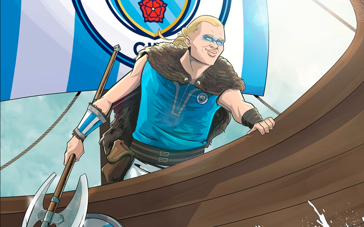 Kể chuyện Erling Haaland bằng ảnh sau cú poker trước Wolves