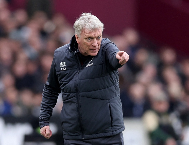 HLV David Moyes sẽ rời West Ham cuối mùa này - Ảnh: REUTERS