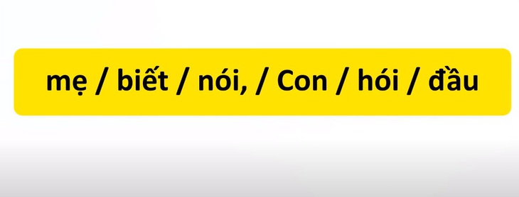 Thử tài tiếng Việt: Sắp xếp các từ sau thành câu có nghĩa (P85)- Ảnh 3.