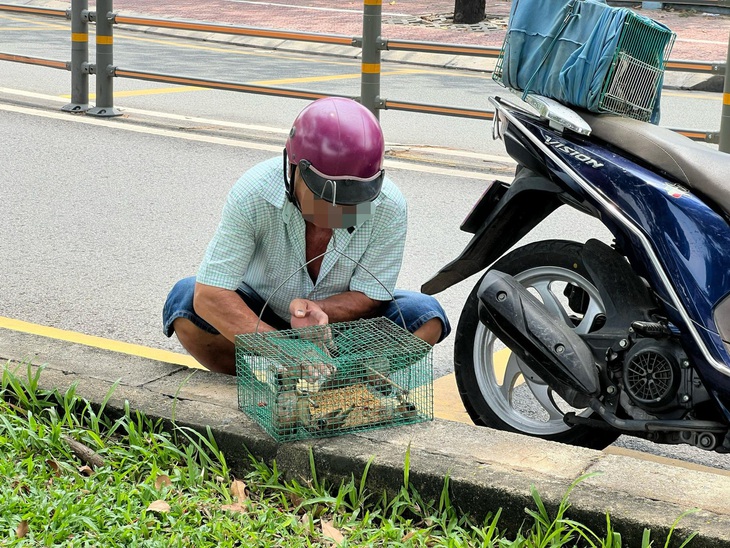 Một người đang 