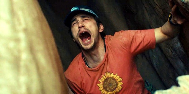 127 Hours khiến người xem kinh ngạc về nghị lực sống của con người giữa một hoàn cảnh rất ngặt nghèo - Ảnh: Warner Bros.