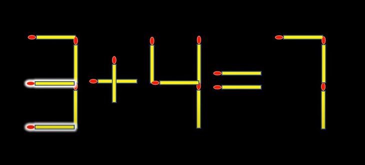 Thử tài IQ: Di chuyển hai que diêm để 6+8=1 thành phép tính đúng- Ảnh 4.