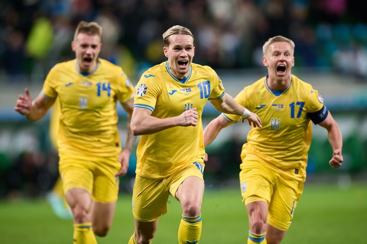 Tuyển Ukraine với nhiều ngôi sao chất lượng hứa hẹn là "ngựa ô" tại Euro 2024 - Ảnh: Getty