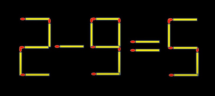 Thử tài IQ: Di chuyển hai que diêm để 7+0=6 thành phép tính đúng- Ảnh 3.