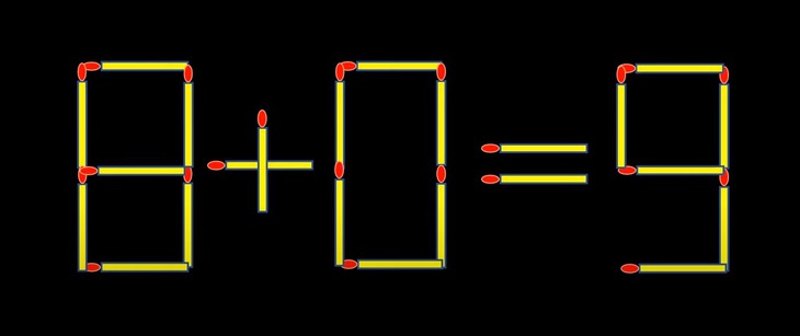 Thử tài IQ: Di chuyển hai que diêm để 7+0=6 thành phép tính đúng- Ảnh 5.