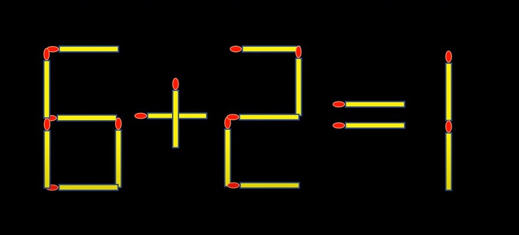 Thử tài IQ: Di chuyển hai que diêm để 8+7=2 thành phép tính đúng- Ảnh 3.