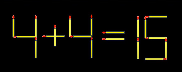 Thử tài IQ: Di chuyển hai que diêm để 8+7=2 thành phép tính đúng- Ảnh 5.