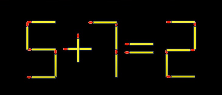 Thử tài IQ: Di chuyển hai que diêm để 7-3=3 thành phép tính đúng- Ảnh 3. Thử tài IQ: Di chuyển hai que diêm để 7-3=3 thành phép tính đúng- Ảnh 3.