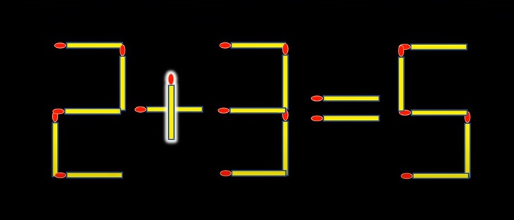 Thử tài IQ: Di chuyển hai que diêm để 7+0=6 thành phép tính đúng- Ảnh 4.