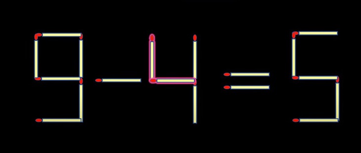 Thử tài IQ: Di chuyển hai que diêm để 9+1=6 thành phép tính đúng- Ảnh 2.