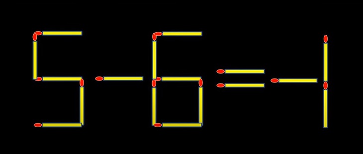 Thử tài IQ: Di chuyển hai que diêm để 1+4=6 thành phép tính đúng- Ảnh 6.