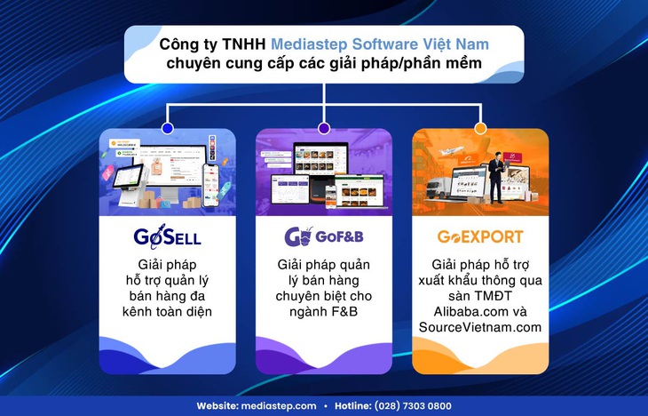 Các giải pháp GoSELL, GoF&B, GoEXPORT