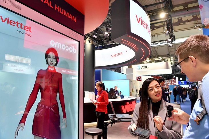 Human AI của Viettel được trình diễn tại MWC 2024