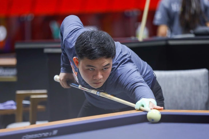 Bao Phương Vinh gây thất vọng, bị loại sớm tại World Cup billiards Bogota - Ảnh 1.