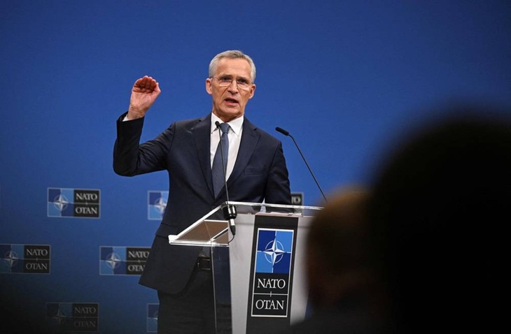 Tổng thư ký NATO Jens Stoltenberg - Ảnh: AFP