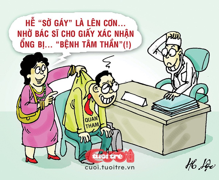 Như này là tâm thần dữ chưa?- Ảnh 1. Như này là tâm thần dữ chưa? - Tranh: Hữu Lộc