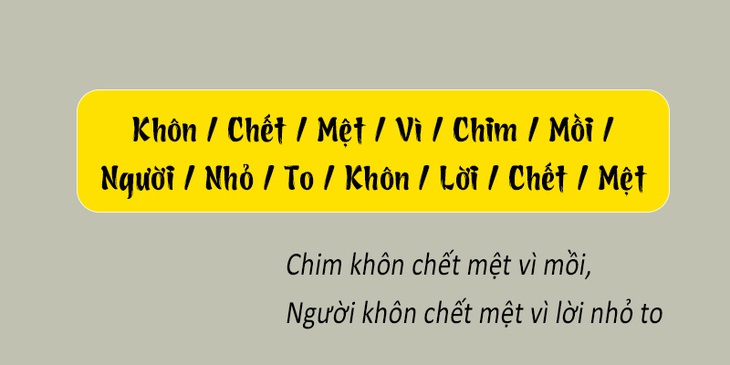 Thử tài tiếng Việt: Sắp xếp các từ sau thành câu có nghĩa (P116)- Ảnh 2.