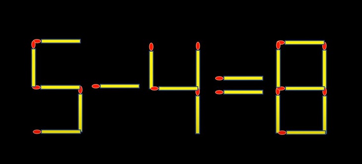 Thử tài IQ: Di chuyển một que diêm để 4-4=7 thành phép tính đúng- Ảnh 5.