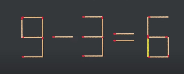 Thử tài IQ: Di chuyển hai que diêm để 6+7=1 thành phép tính đúng- Ảnh 6.