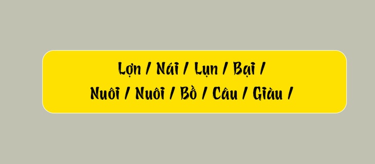 Thử tài tiếng Việt: Sắp xếp các từ sau thành câu có nghĩa (P118)- Ảnh 3.