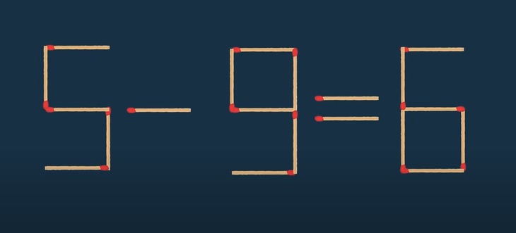 Thử tài IQ: Di chuyển một que diêm để 4-1=4 thành phép tính đúng- Ảnh 3. Thử tài IQ: Di chuyển một que diêm để 4-1=4 thành phép tính đúng- Ảnh 3.