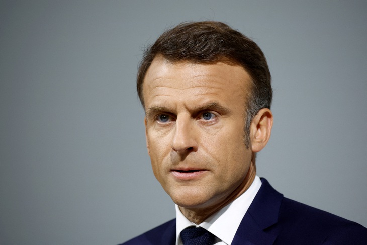 Tổng thống Pháp Emmanuel Macron - Ảnh: REUTERS