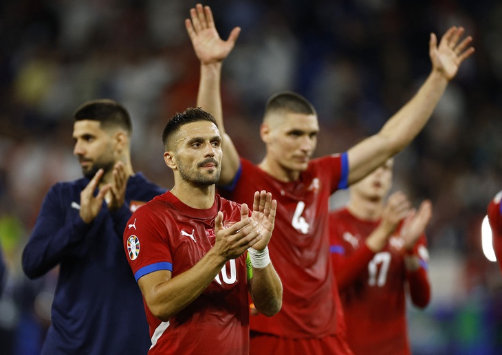 Serbia được đánh giá cao hơn Slovenia ở lượt trận thứ 2 bảng C Euro 2024 - Ảnh: REUTERS