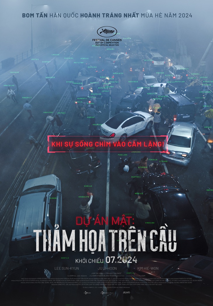 Poster đầu tiên của Dự án mật: Thảm họa trên cầu ghi lại khung cảnh hỗn loạn trong màn sương mờ