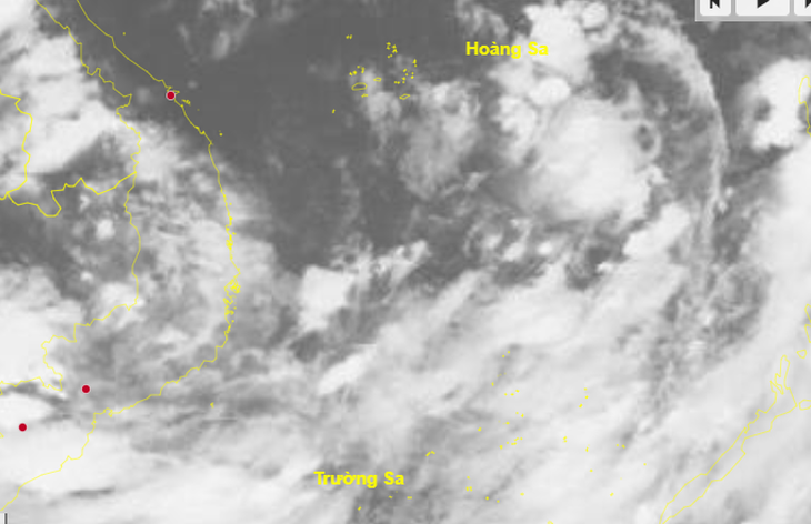 Nhiều vùng biển trên Biển Đông thời tiết xấu - Ảnh: NCHMF
