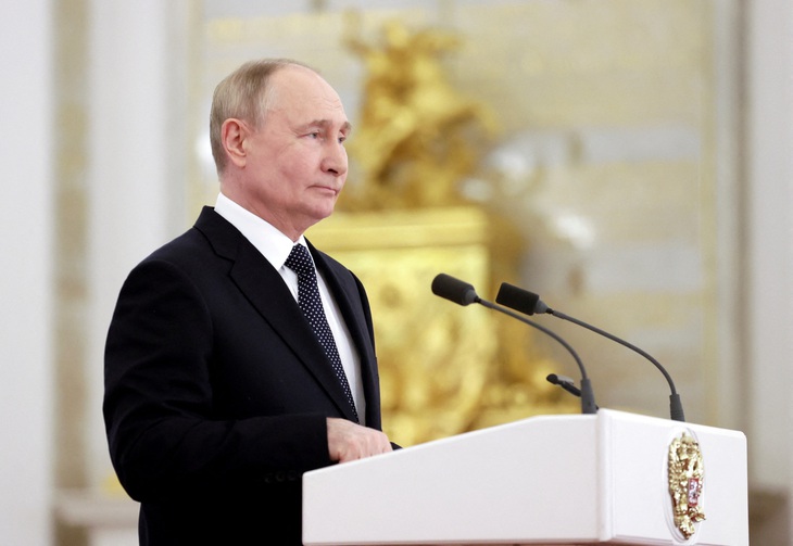 Tổng thống Nga Vladimir Putin - Ảnh: REUTERS