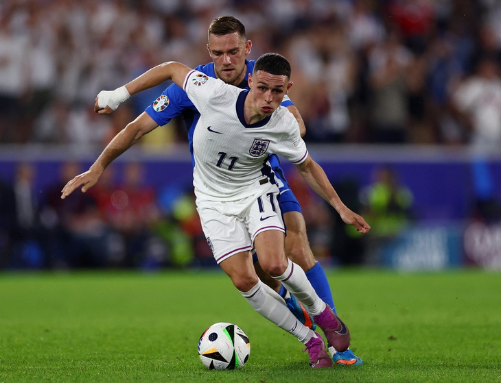 Tuyển Anh có ngôi đầu bảng C Euro 2024 sau trận hoà 0-0 với Slovenia - Ảnh: REUTERS