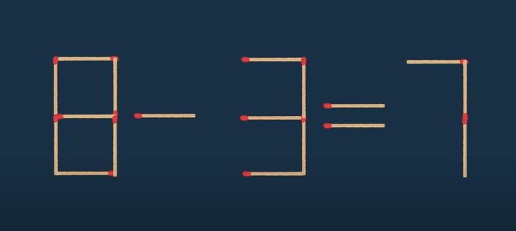 Thử tài IQ: Di chuyển hai que diêm để 4+4=9 thành phép tính đúng- Ảnh 5.