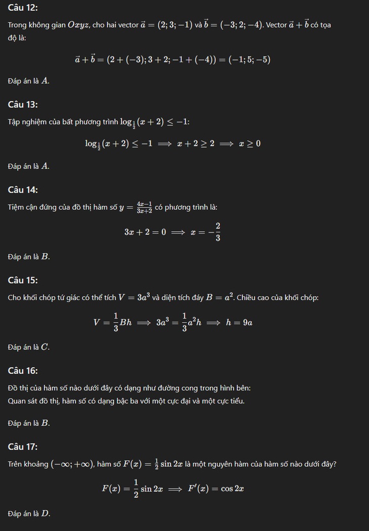 AI giải đề thi môn toán THPT 2024 siêu nhanh, mời bạn đọc tham khảo- Ảnh 8.