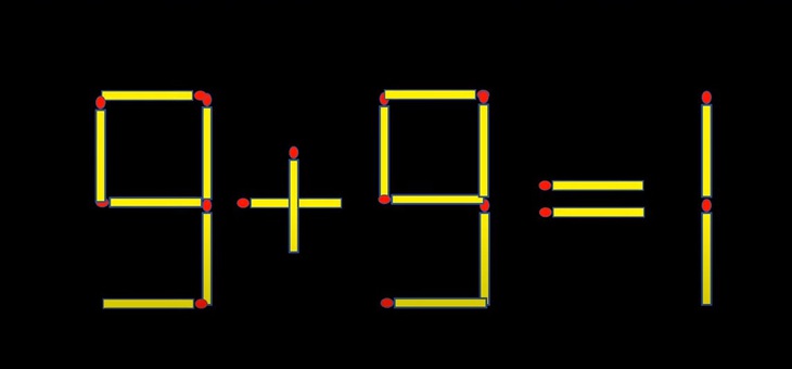 Thử tài IQ: Di chuyển hai que diêm để 7+6=0 thành phép tính đúng- Ảnh 3.