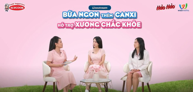 Buổi livestream với sự góp mặt của Bác sĩ Đào Thị Yến Thủy cùng diễn viên Tú Vi.