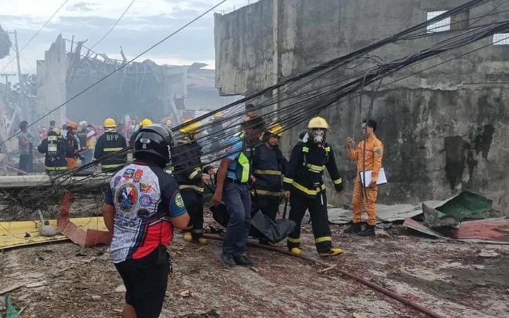 Nổ kho pháo ở Philippines, 5 người chết và 38 người bị thương