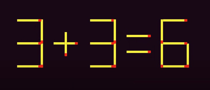 Thử tài IQ: Di chuyển hai que diêm để 5+9=5 thành phép tính đúng- Ảnh 2.