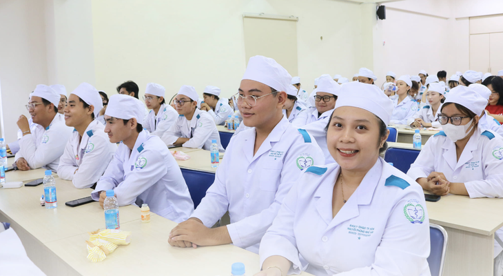 Sinh viên Khoa Y Đại học Quốc gia TP.HCM - Ảnh: VNUHCM