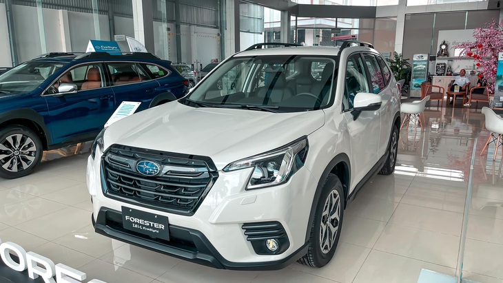 Subaru Forester VIN 2024 được giảm giá mạnh tay có thể là động thái dọn kho trước khi hãng chuyển sang lô xe nhập Nhật - Ảnh: Đại lý Subaru