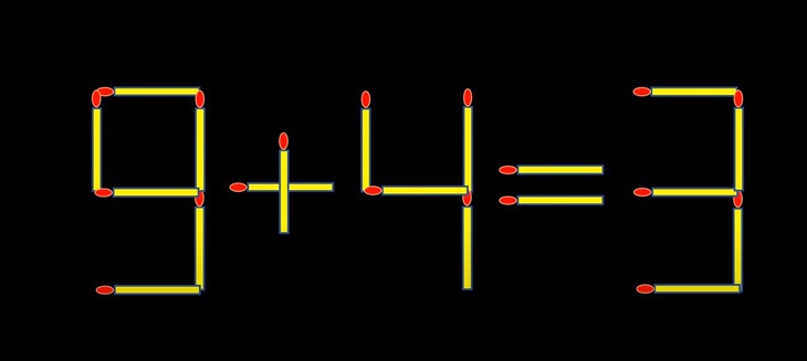 Thử tài IQ: Di chuyển một que diêm để 3+6=2 thành phép tính đúng- Ảnh 5.