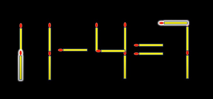 Thử tài IQ: Di chuyển hai que diêm để 5-5=1 thành phép tính đúng- Ảnh 4.