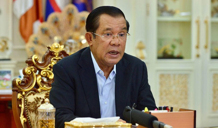 Cựu thủ tướng Hun Sen cho rằng cựu chủ tịch CLC Ath Thorn chỉ giả vờ chống chính phủ để lấy lòng các tổ chức đối lập - Ảnh: KHMER TIMES