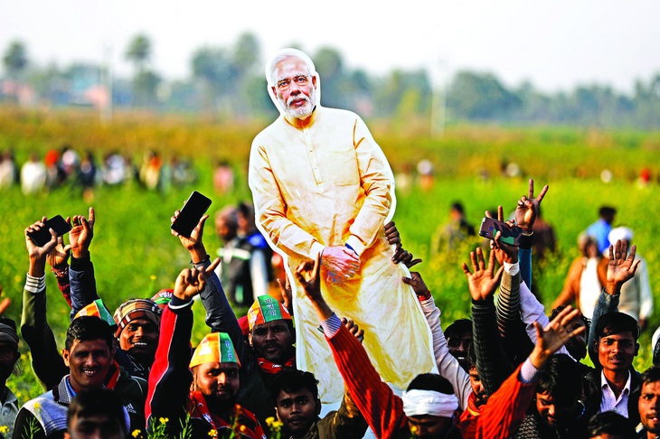 "Tất cả các bạn đều là Modi". Ảnh: The New York Times