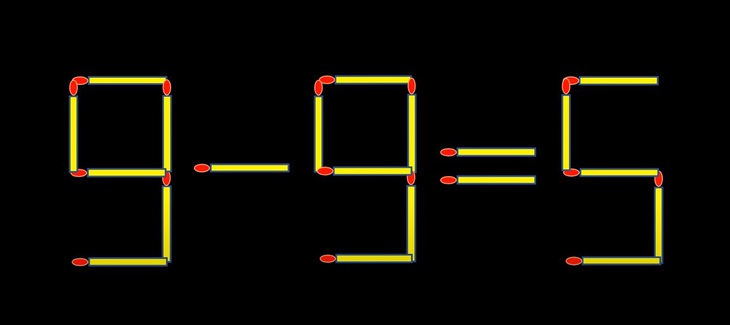 Thử tài IQ: Di chuyển hai que diêm để 0-3=7 thành phép tính đúng- Ảnh 3.