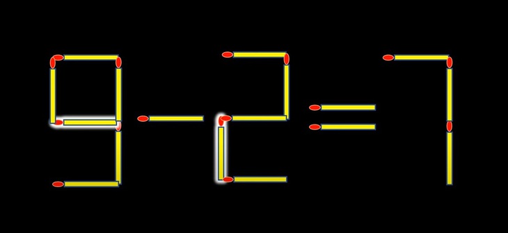 Thử tài IQ: Di chuyển hai que diêm để 0-3=7 thành phép tính đúng- Ảnh 2.